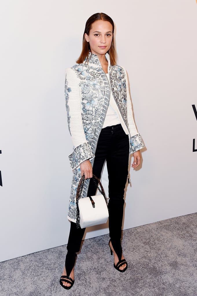 Alicia Vikander at Louis Vuitton Exhibition in NYC 2017