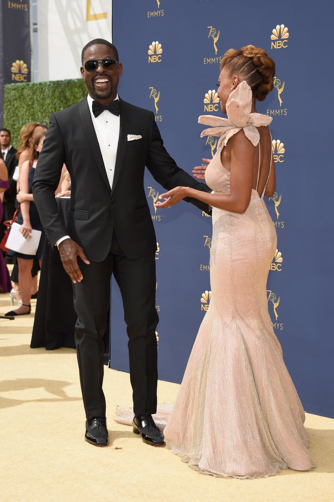 Sterling K. Brown and Ryan Michelle Bathe at the 2018 Emmys