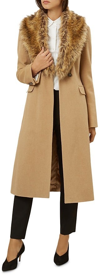 hobbs olivia camel coat