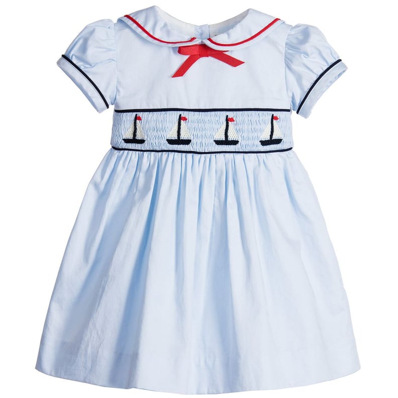Baby Girls Blue Sailor Dress