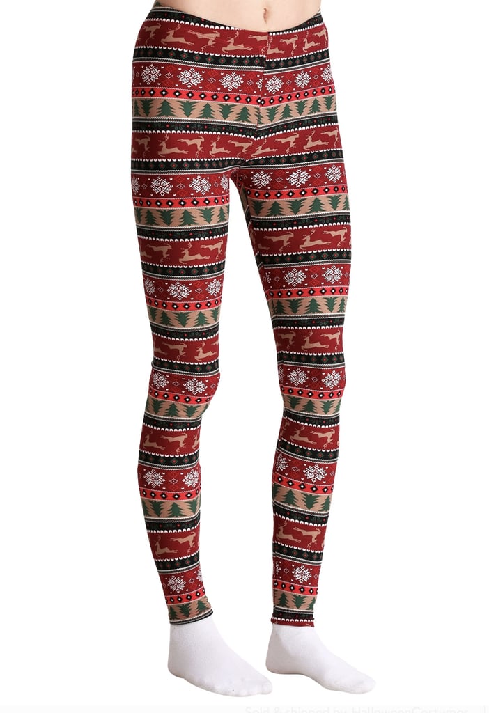 JustOne Ugly Christmas Reindeer Leggings