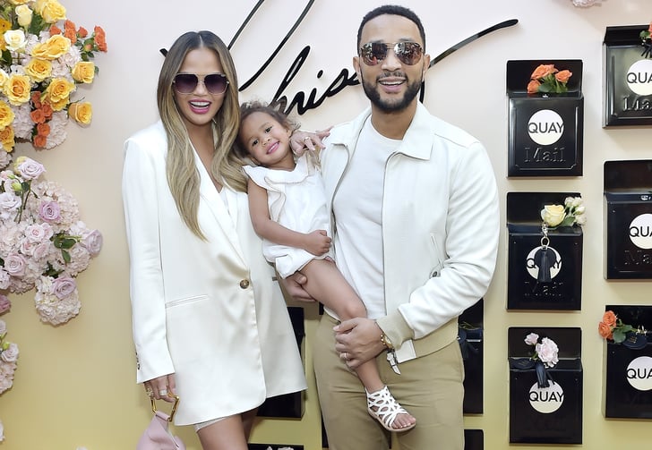 Chrissy Teigen And John Legend Throw Stuffed Animal Wedding Popsugar Family