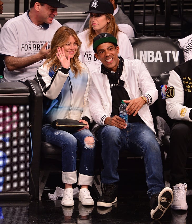 Drake and Ellen Pompeo at a Brooklyn Nets Game | POPSUGAR ...