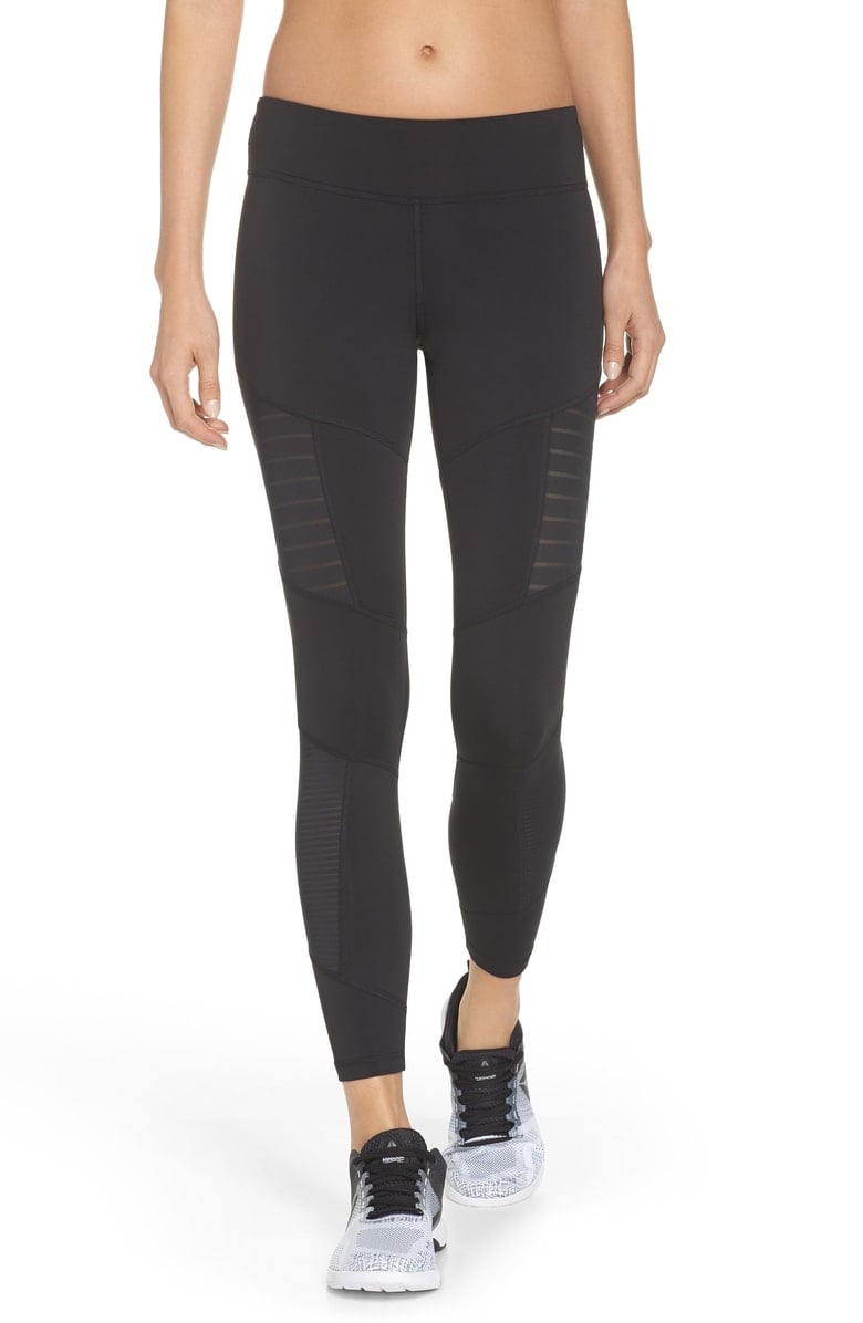 Black mesh workout leggings - Activewear manufacturer Sportswear  Manufacturer HL