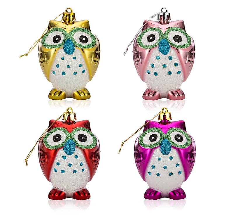 Shatterproof Owl Ornaments