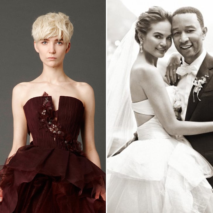 Chrissy Teigen Wedding Dress Photos POPSUGAR Fashion