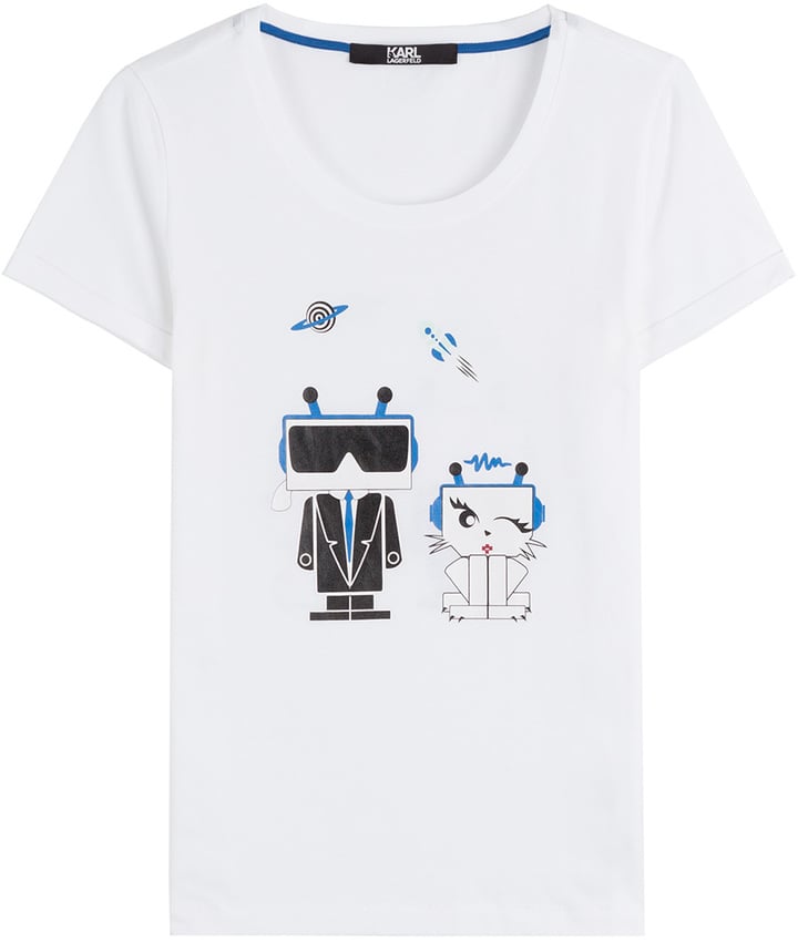Karl Lagerfeld and Choupette Printed T-Shirt ($115)