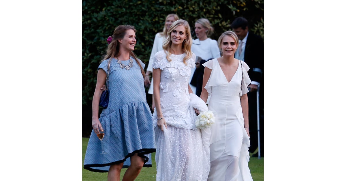 Poppy Delevingne In A Peter Dundas For Emilio Pucci Gown
