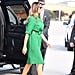 Melania Trump's Green Dress and Christian Louboutin Heels
