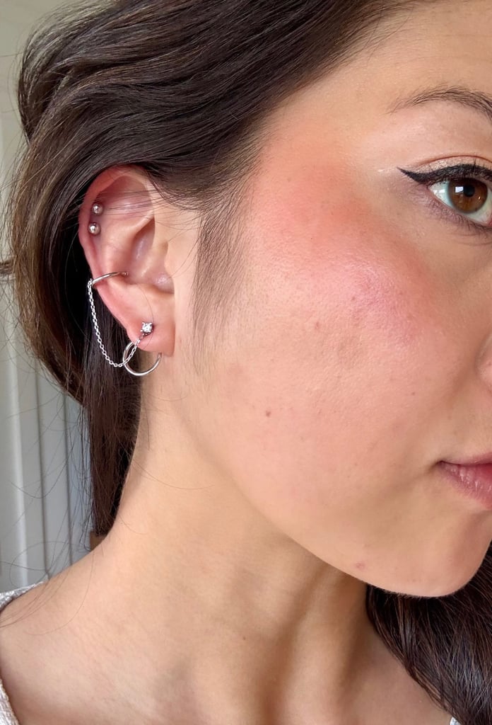 Jewels and Aces the One & Only Set in Silver ($221)
My earscapes have become a way to express myself, but I always get lazy and end up wearing the same several pairs day after day. After seeing Jewels and Aces' earring sets on Instagram, I knew I needed to try them, and I love how versatile this one is. You can mix and match studs, jackets, and chains to create different looks every day, so you're basically getting dozens of different earscapes in one set.