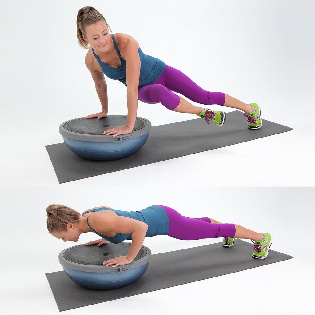 BOSU Push-Up With a Twist