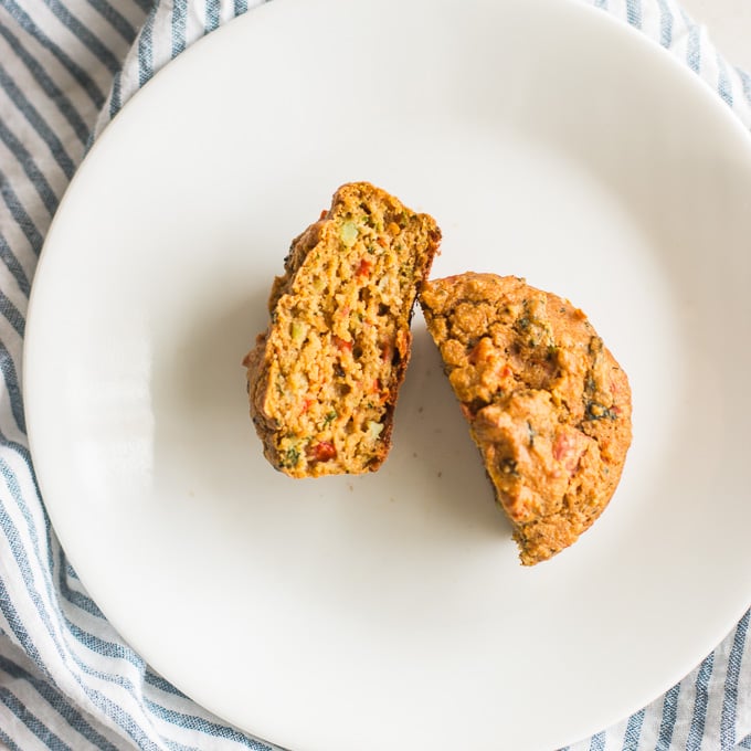 Toddler Lunch Idea: Beetroot Blender Muffins