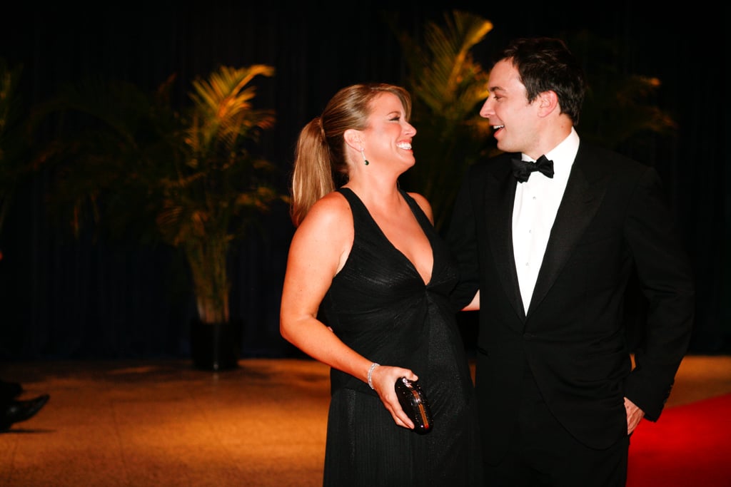 Jimmy Fallon and Nancy Juvonen in May 2010