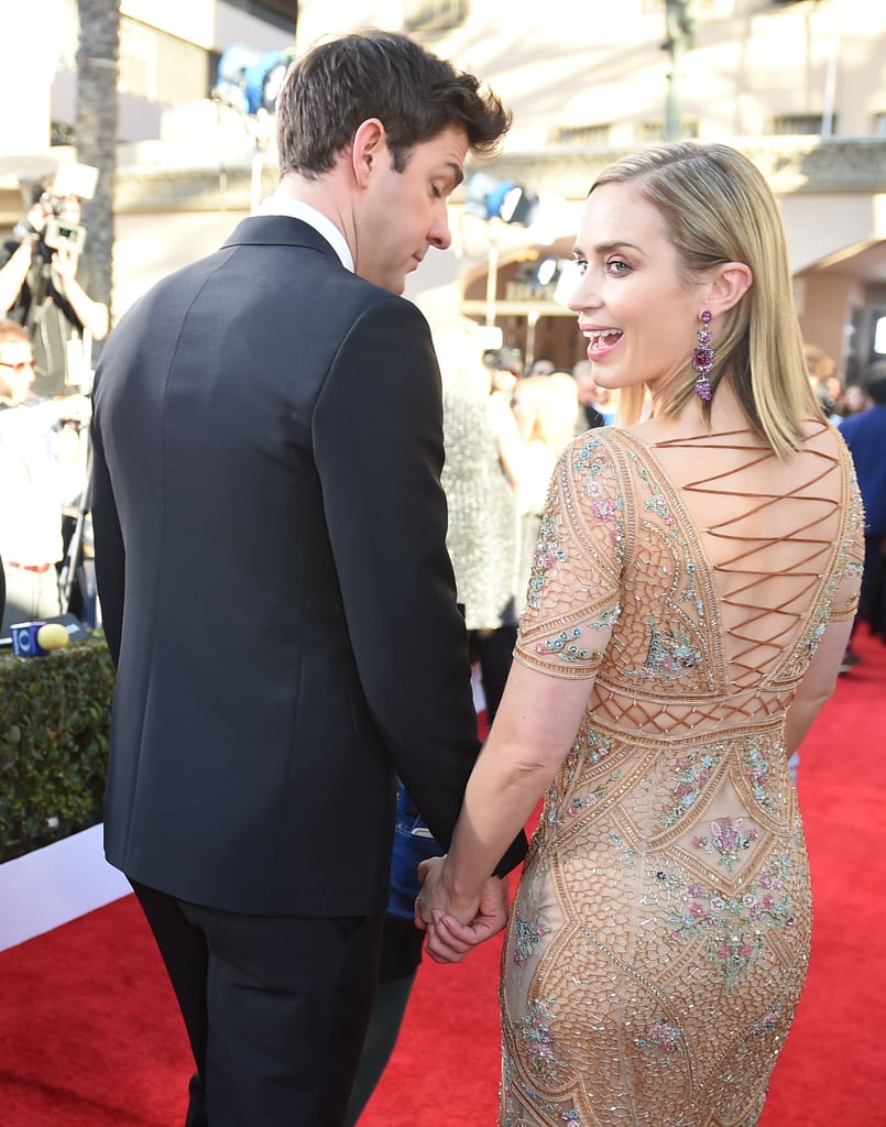 Emily Blunt and John Krasinski at 2017 SAG Awards