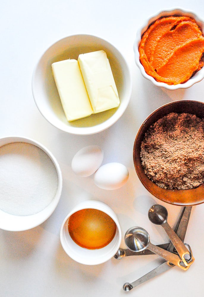 Gather and combine wet ingredients.