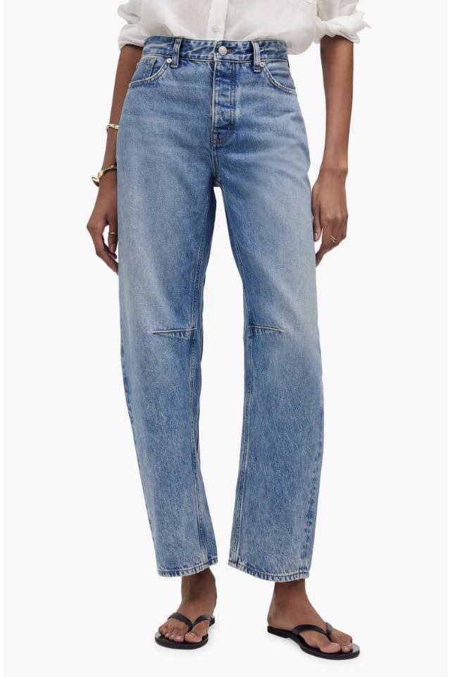 Madewell Darted Barrel Leg Jeans