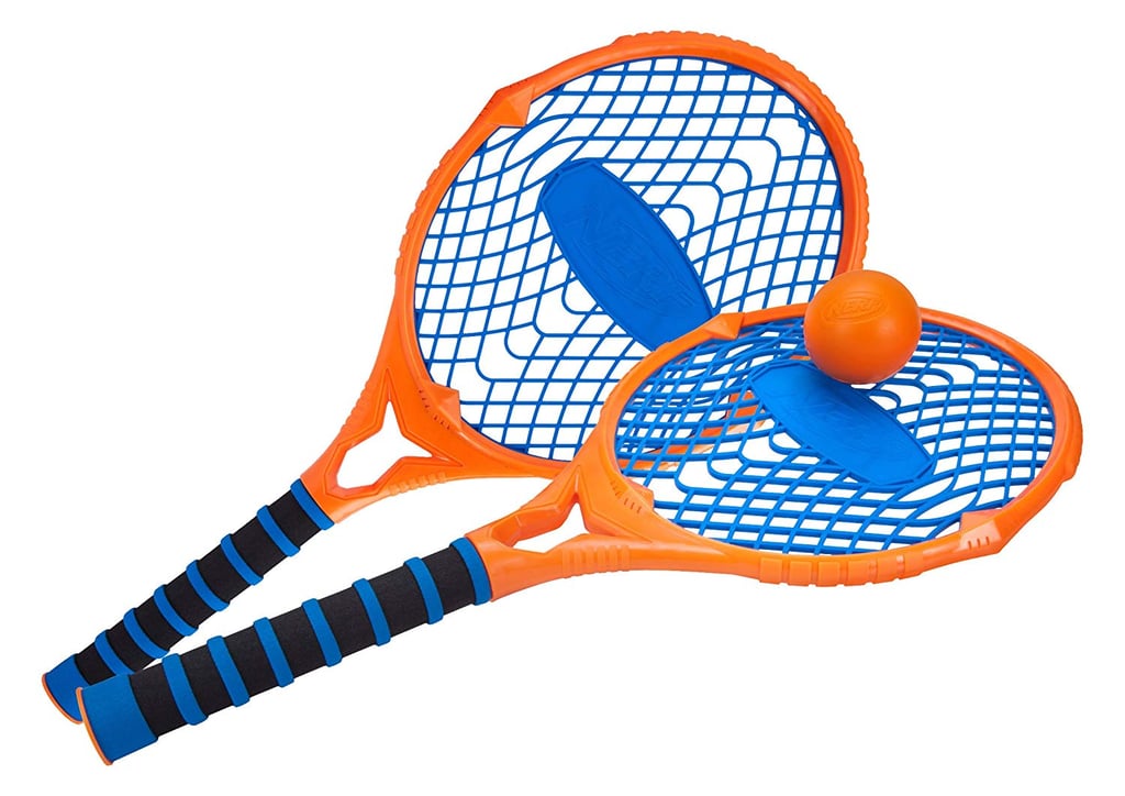 Nerf Sports Challenge Tennis Set Top Toys 2019 POPSUGAR Family Photo 27