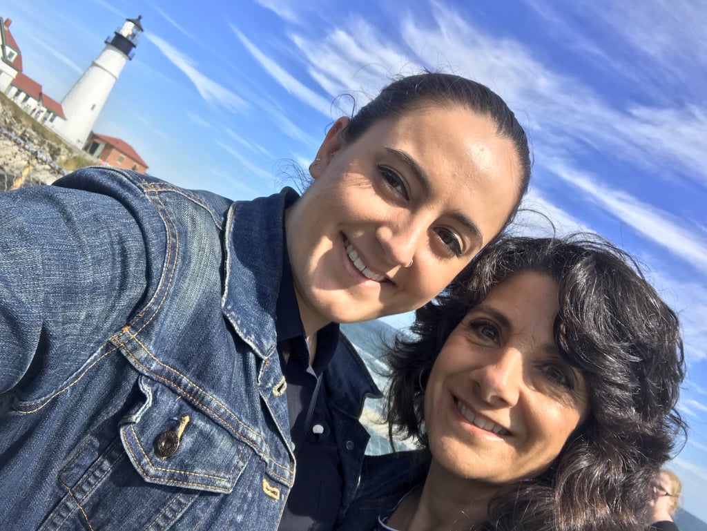 "What I admire most about my mom is her willingness to give. She's the kind of woman who still volunteers for the school PTA (even though all of her children have long since left the district), who sends her signature cookies to celebrate every accomplishment (I got a double batch when I started at POPSUGAR!), and who's always willing to spend 45 minutes with me on the phone as I try get a stain out of my white duvet (of course, she had the answer). She's never too busy to say yes to a community volunteer opportunity, proofread an essay, or listen to a complaint about the weather. It's truly astonishing how much she manages to do for our family in a single day, all while running her own business . . . and making time to cook for our extremely allergy-prone dog. I'll never stop being in awe of that." — Riyana