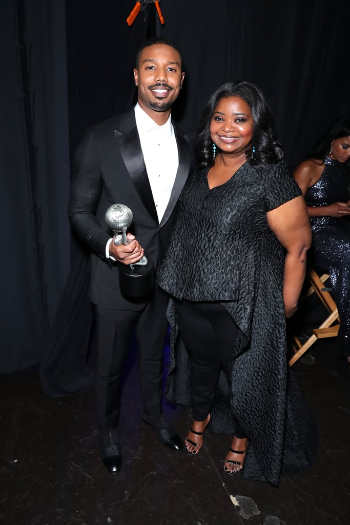 Michael B. Jordan and Octavia Spencer at the 2020 NAACP Image Awards