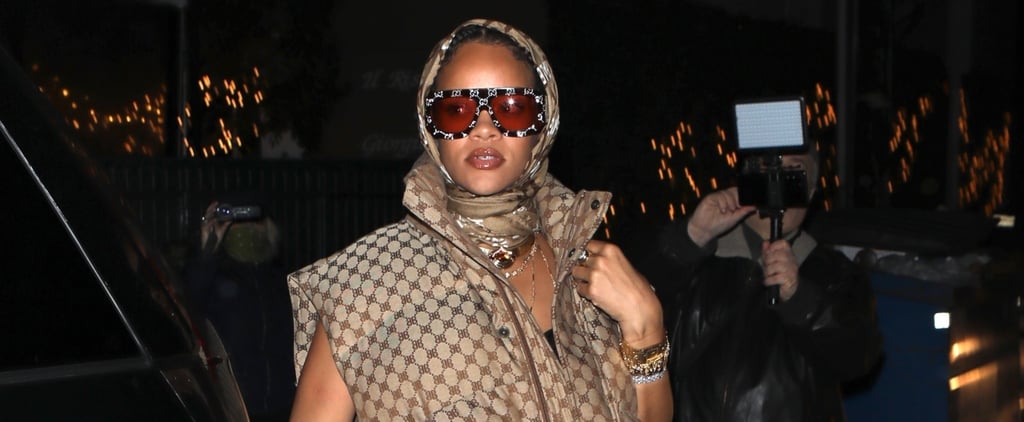 Rihanna Wears Gucci x Balenciaga For Date Night