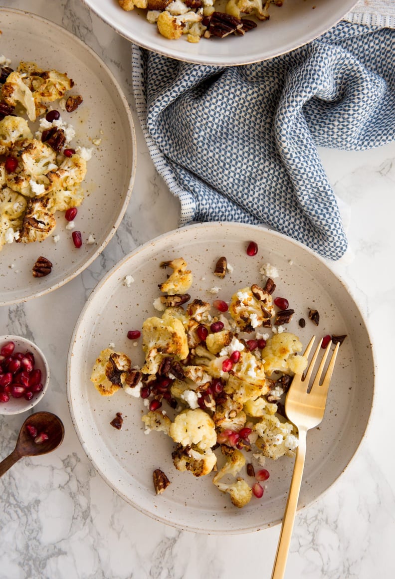 Roasted Cauliflower With Goat Cheese