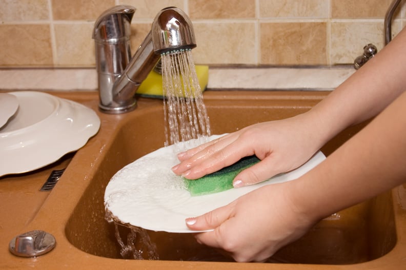 Mistake No. 12: Washing the dishes and your hair.