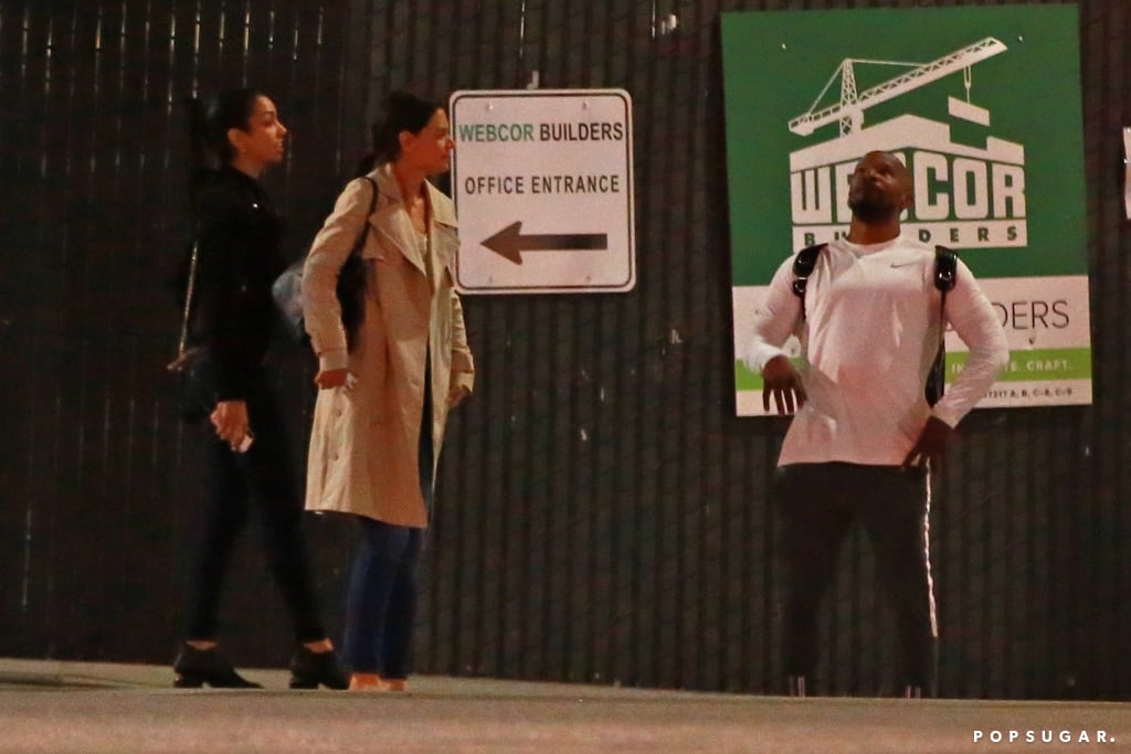 Katie Holmes With Corinne and Jamie Foxx in LA April 2019