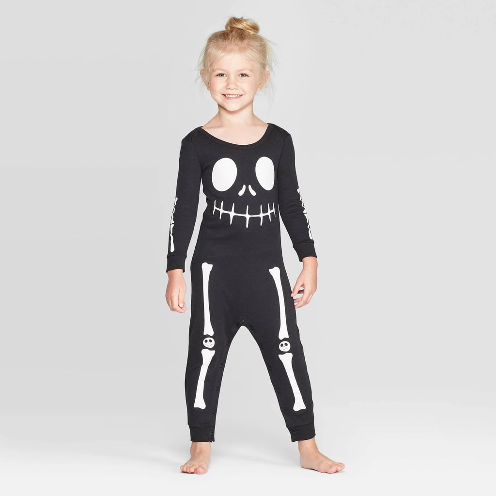 Kid's Family Pajamas Ghost Set — Snooze Button Black