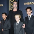 Brad Pitt and His Kids Hit the Red Carpet For Angelina