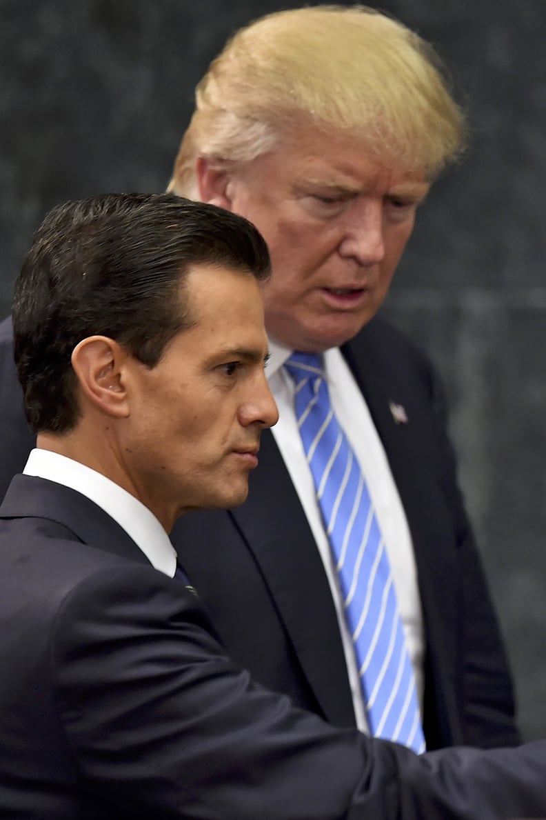Trump and Peña Nieto: "Do not worry about Canada."