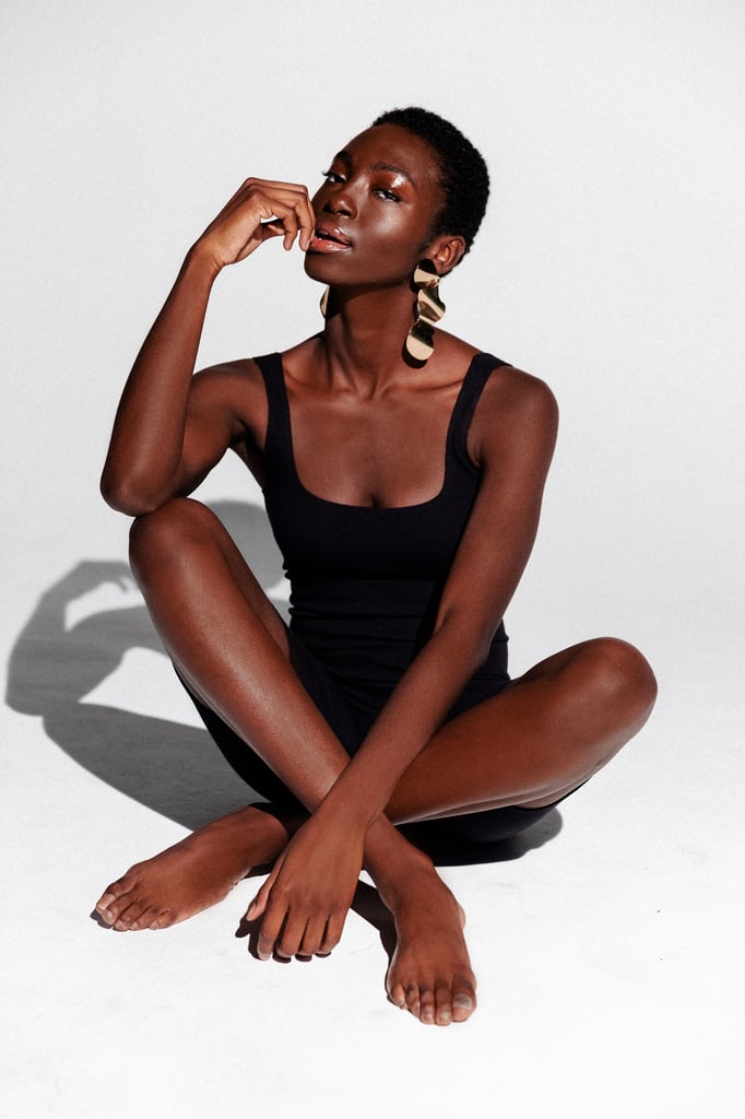 Model Shokunbi Halimotu Wearing Inamorata's Bodysuit