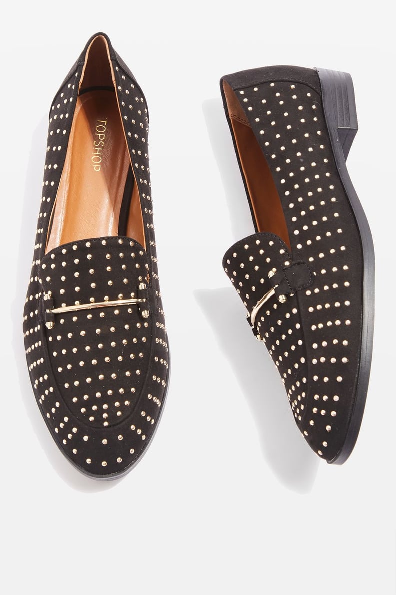 Topshop Liberty Pinstud Loafers