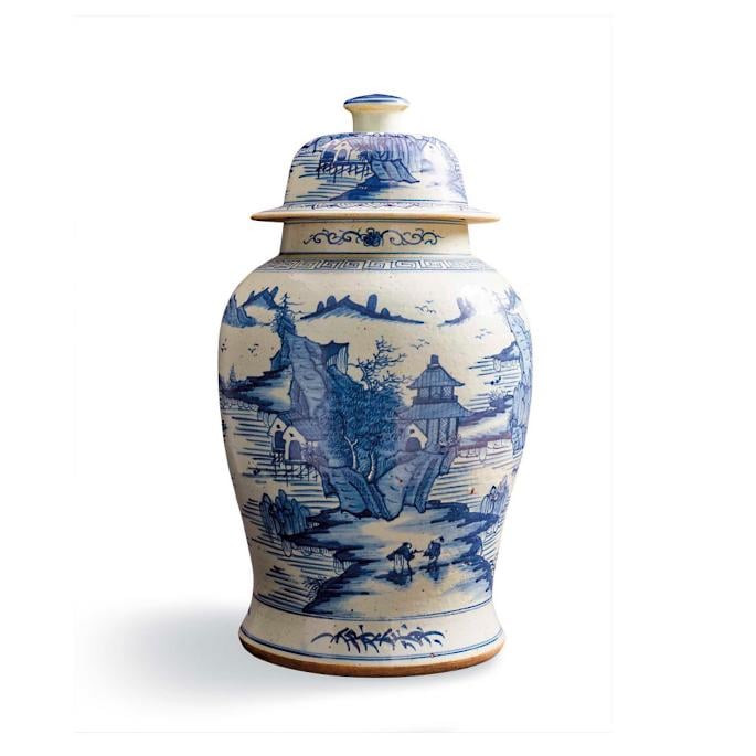 Get the Look: Large Chinoiserie Landscape Jar