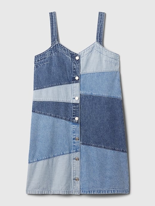 Gap Patchwork Denim Mini Dress