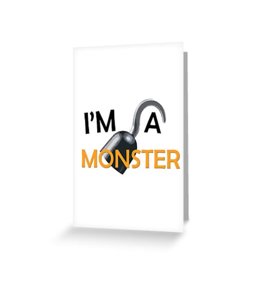 "I'm A Monster" Greeting Cards ($2)