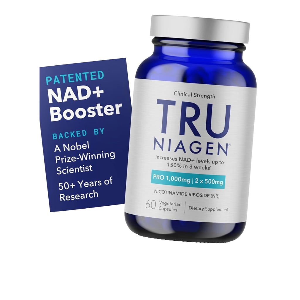 Tru Niagen Pro NAD+ ($116)
For the past two years or so, I've been testing out different NAD+ supplements to see if I notice any difference in my skin and overall health. The Tru Niagen Pro NAD+ is the first one I noticed noticeable results in less than three months of use. My skin looked less dull, I had more energy, and even my cognitive health seemed to have improved. This patented formula helps the production of nicotinamide adenine dinucleotide, which helps to promote healthy cell activity.
