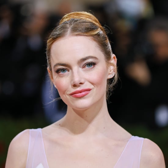 Emma Stone's Curtain Bangs at Louis Vuitton Cruise Show