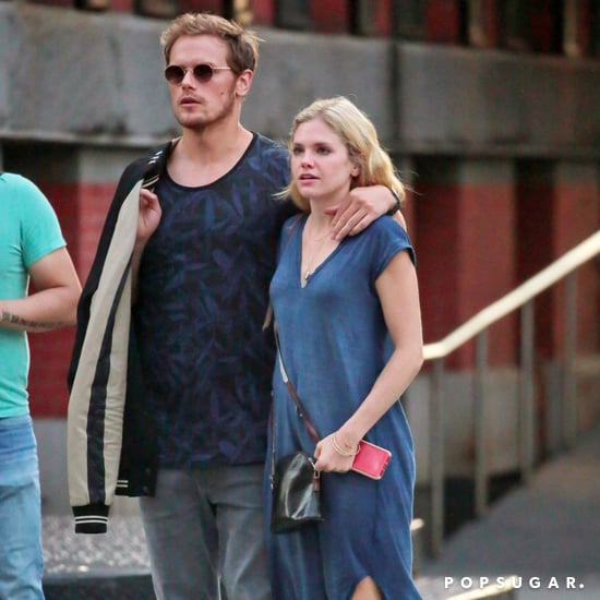Sam Heughan and MacKenzie Mauzy Cute Pictures | POPSUGAR Celebrity