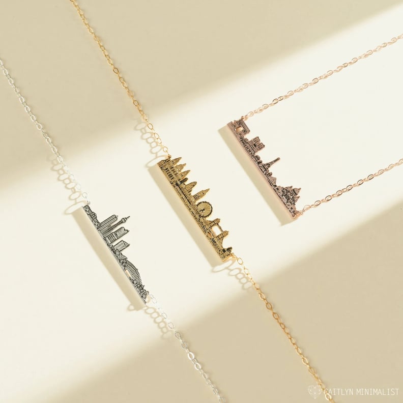 For the One Who Loves Their City: Custom City Skyline Necklace
