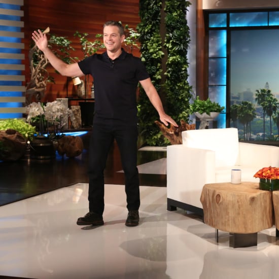 Matt Damon Dances on Ellen DeGeneres September 2015