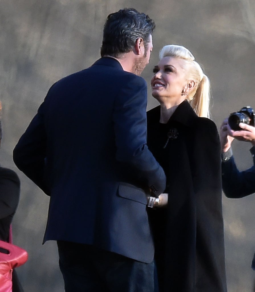 Gwen Stefani and Blake Shelton at RaeLynn's Wedding 2016