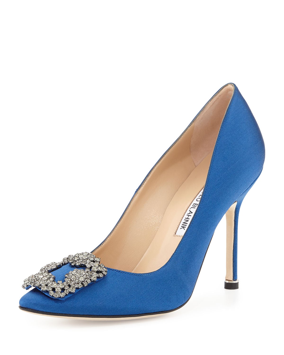 Manolo Blahnik Satin Pump | Watch Out, She Might Faint If You Gift Her One  of These Pairs of Designer Shoes | POPSUGAR Fashion Photo 5