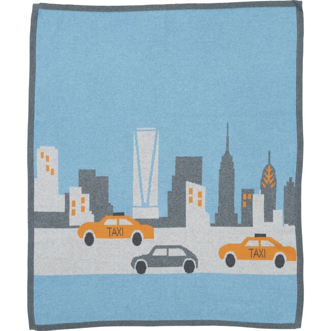 For the Little Ones: Lucky Jade New York City Cotton Cashmere Blanket