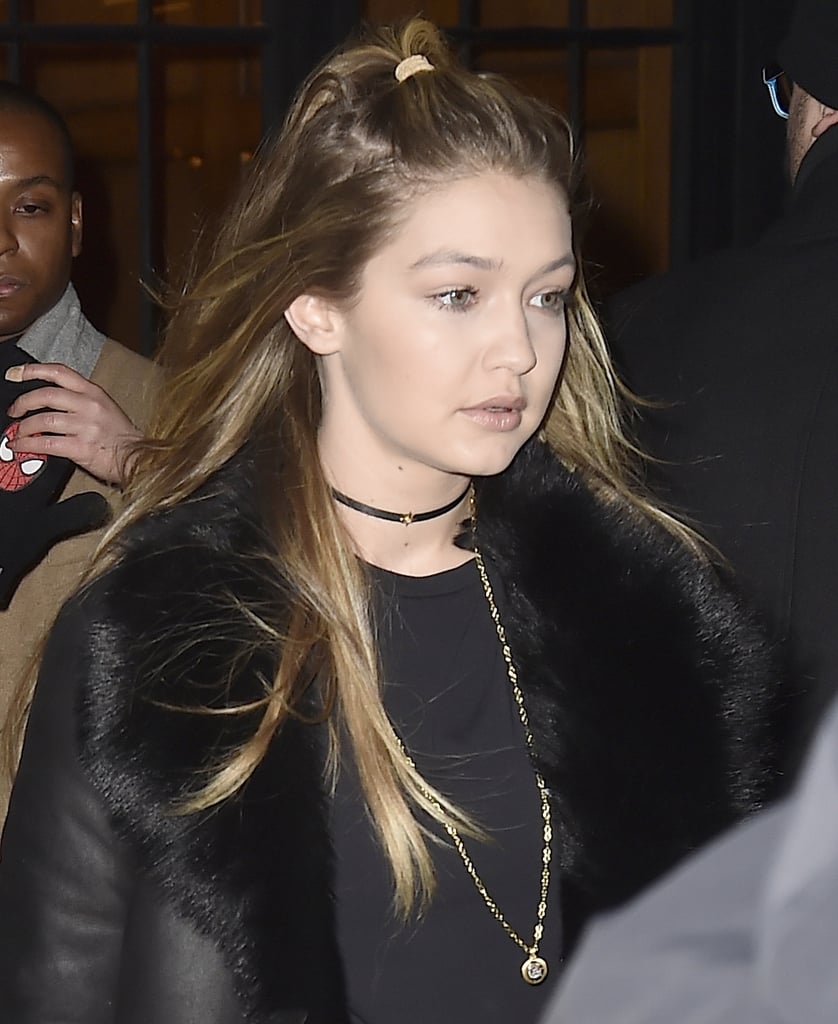 A layered choker? We've never seen her wear a necklace set like this!