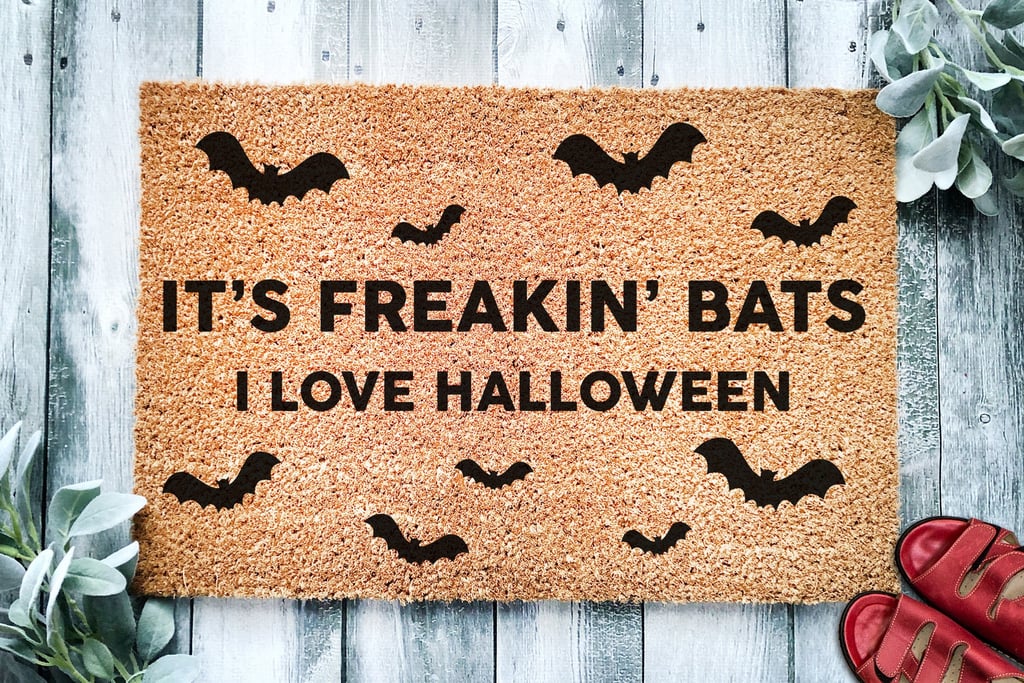 It's Freakin Bats I Love Halloween Doormat
