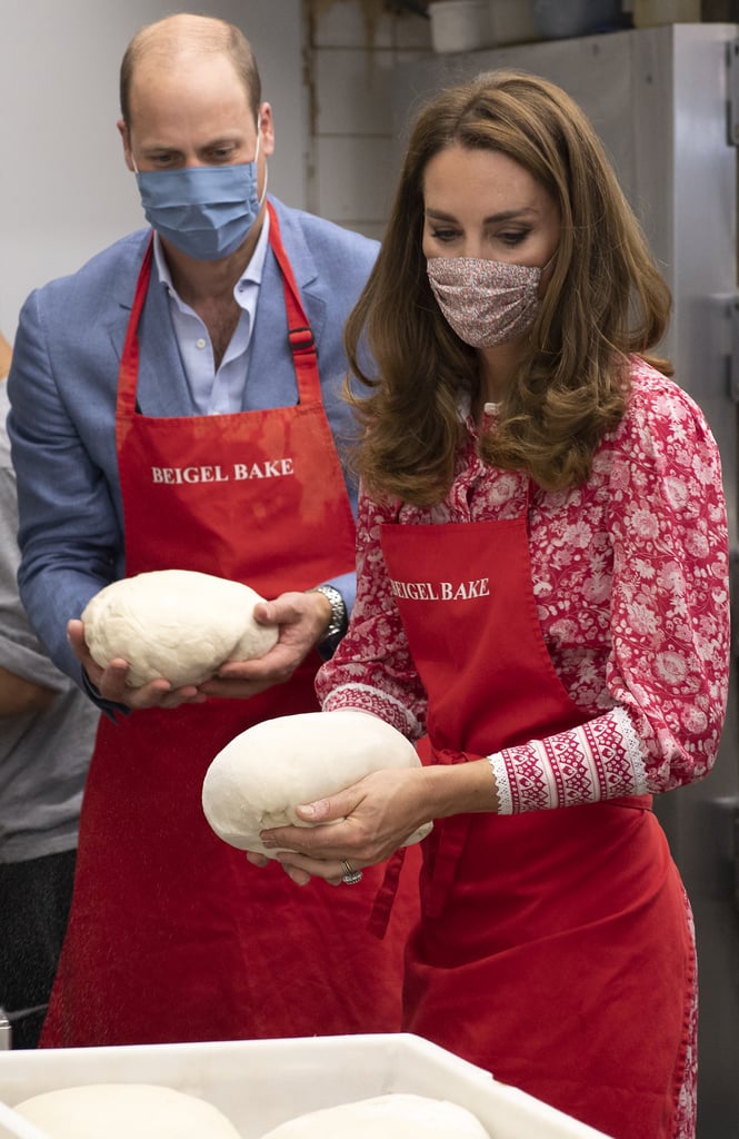 Kate Middleton's Red Dress at Muslim Centre and Beigel Bake