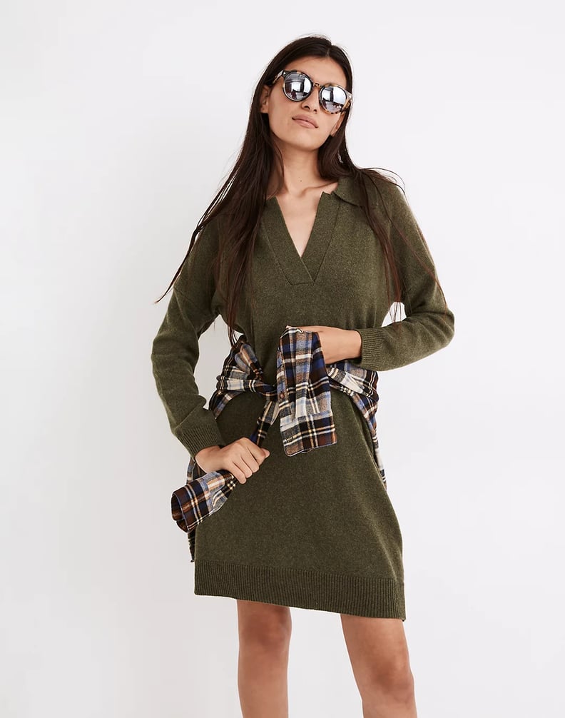 For Sporty Vibes: Polo Sweater Dress
