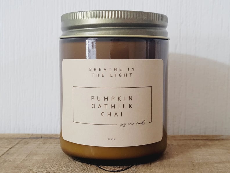 To Your Favorite Fall Beverage: Pumpkin Oatmilk Chai Candle