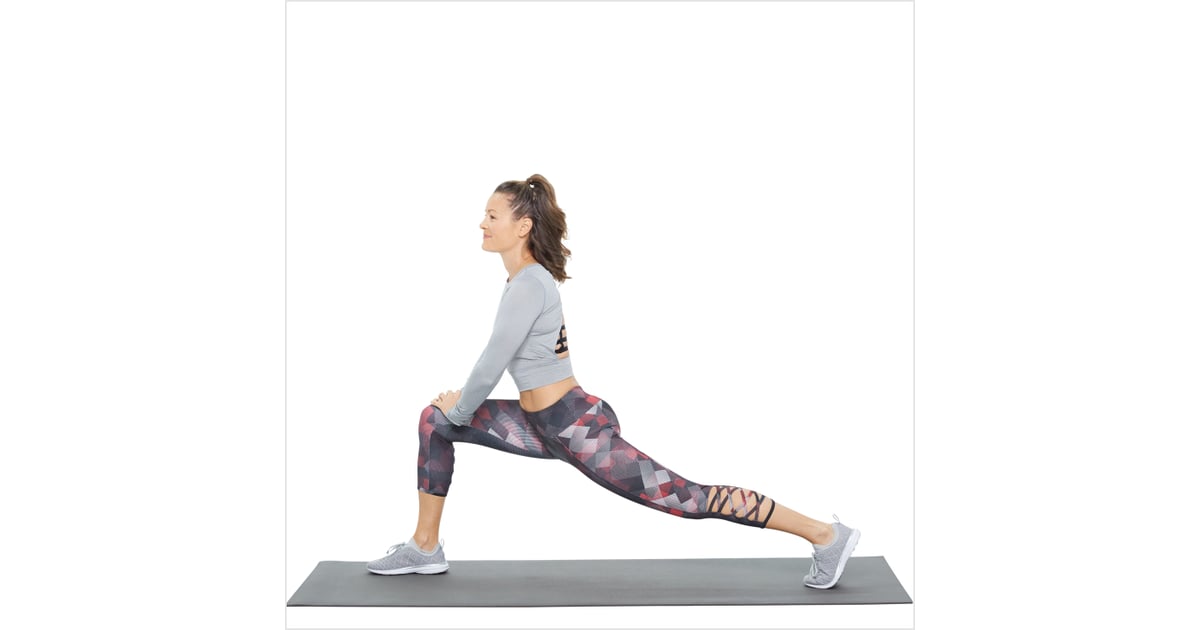 HipFlexors Stretch Runner's Lunge 40 Stretching Exercises For Your Whole Body POPSUGAR