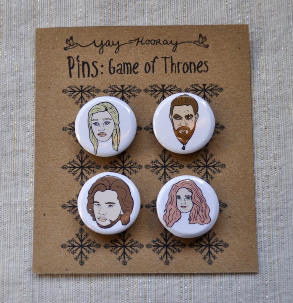 Game of Thrones Pins ($8 and up)

    Related:

            
            
                                    
                            

            41 Game of Thrones Gift Ideas For Fans Who Are Counting Down to the Final Season